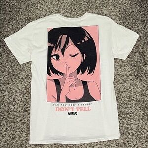Urban Outfitters white anime T shirt